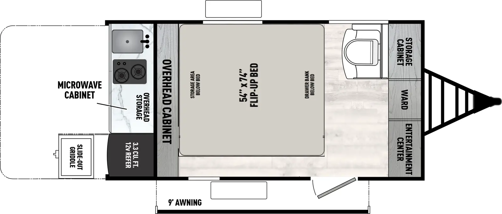 Clipper Rok 13000ROK Floorplan